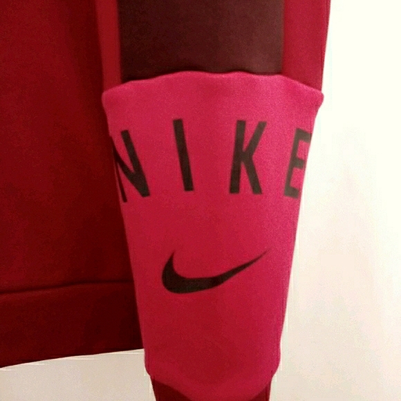 Nike Dri-Fit Color Block 1/4  Zip Fleece Hoodie Medium - Picture 4 of 8